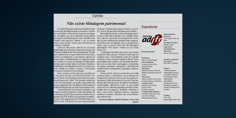 Artigo do BJPAF Advocacia é destaque no Jornal da Agência de Desenvolvimento de Juiz de Fora e Região